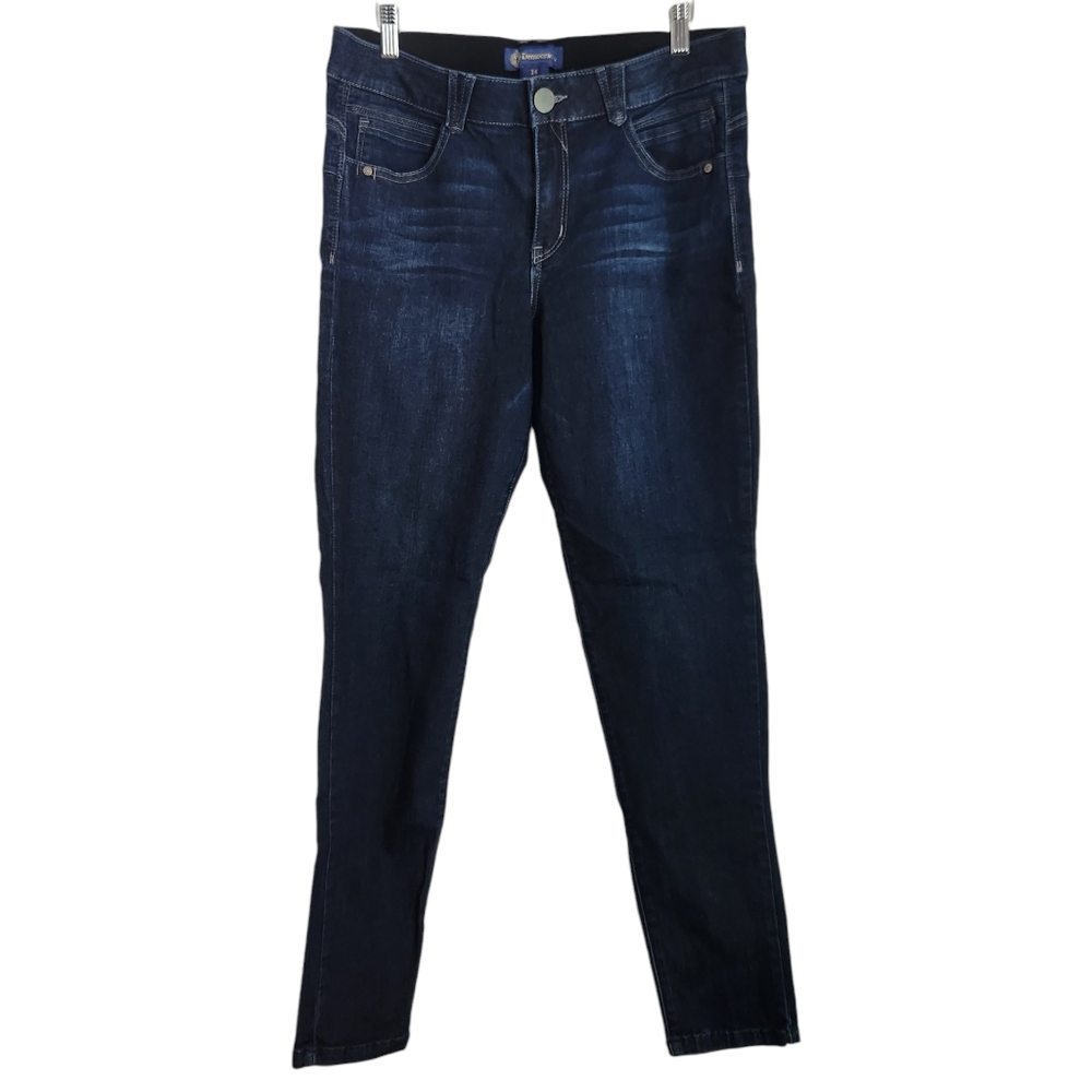 DEMOCRACY Womens Size 14 Skinny Dark Wash Denim Mid Rise Jeans